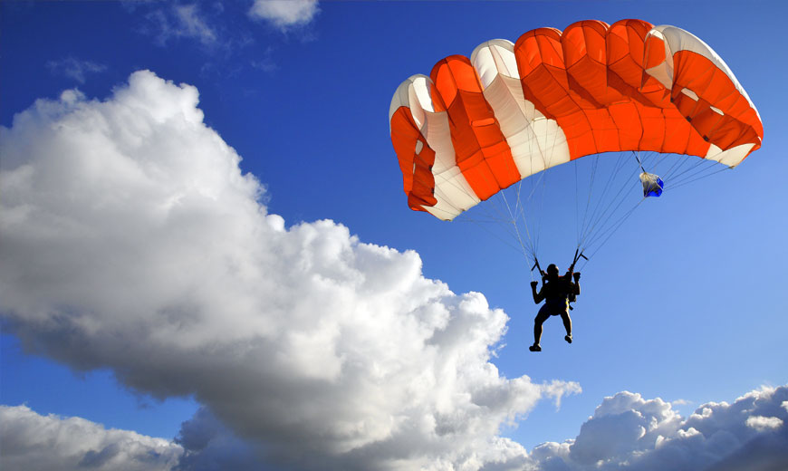 Fallschirmspringen Tandemsprung Luftmonster